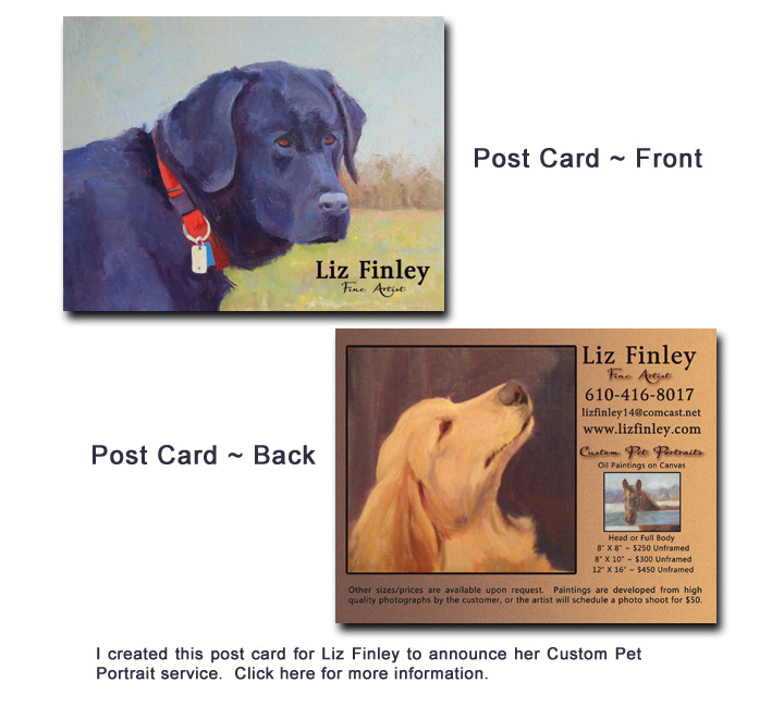Liz Finley, Fine Artist, Post Card