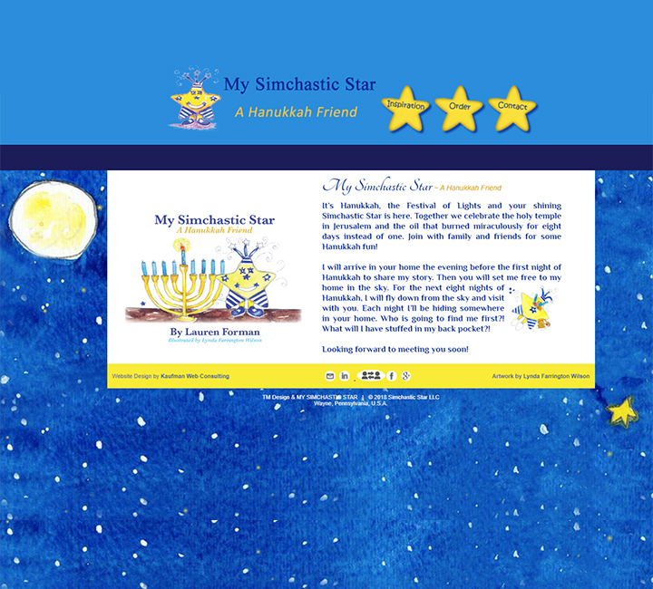 My Simchastic Star book for children